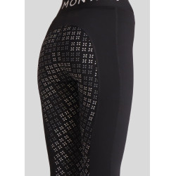 Montar Selena-logo full grip dameslegging Zwart Montar Selena-logo full grip dameslegging Zwart
