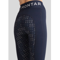 Montar Selena-logo full grip dameslegging Marine Marineblauw Montar Selena-logo full grip dameslegging Marine Marineblauw