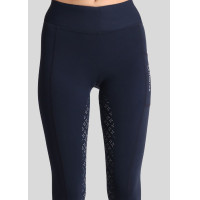 Montar Selena-logo full grip dameslegging Marine Marineblauw Montar Selena-logo full grip dameslegging Marine Marineblauw