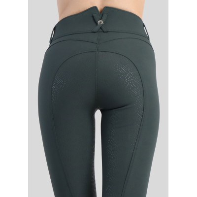 Pantalon Montar Megan taille haute femme full grip Vol 2 Vert bouteille