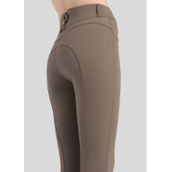 Broek Montar Megan hoge taille dames full grip Vol 2 Modder Bruin