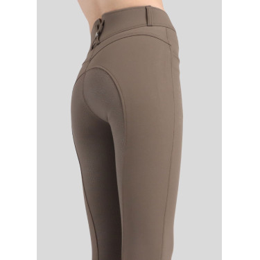 Broek Montar Megan hoge taille dames full grip Vol 2 Modder Bruin