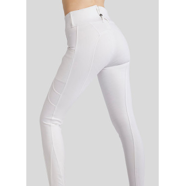 Montar MoAmélia Softshell damesbroek met full grip Wit Montar MoAmélia Softshell damesbroek met full grip Wit