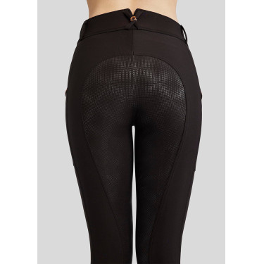 Broek Montar MoMaddie full grip dames Zwart / roségoud Broek Montar MoMaddie full grip dames Zwart / roségoud