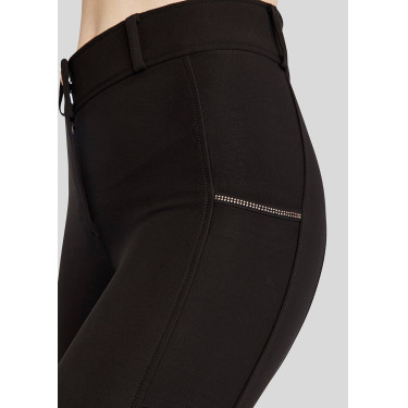 Broek Montar MoMaddie full grip dames Zwart / roségoud Broek Montar MoMaddie full grip dames Zwart / roségoud