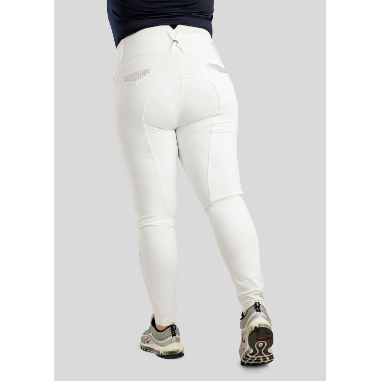 Hoge taille rijbroek Montar Briella crystal Rose gold Curve full grip dames Hoge taille rijbroek Montar Briella crystal Rose gold Curve full grip dames