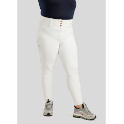 Hoge taille rijbroek Montar Briella crystal Rose gold Curve full grip dames Hoge taille rijbroek Montar Briella crystal Rose gold Curve full grip dames