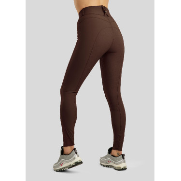 ESS Megan Vol 2 Curve damesrijbroek met hoge taille Bruin ESS Megan Vol 2 Curve damesrijbroek met hoge taille Bruin