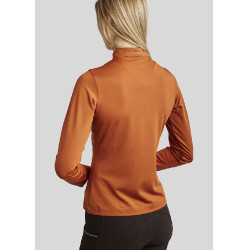 Montar MoEverline trainingspolo met lange mouwen voor dames Brons Bruin Montar MoEverline trainingspolo met lange mouwen voor dames Brons Bruin