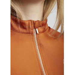 Montar MoEverline trainingspolo met lange mouwen voor dames Brons Bruin Montar MoEverline trainingspolo met lange mouwen voor dames Brons Bruin