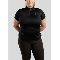 Wedstrijdpolo Montar Everly Curve dames Zwart