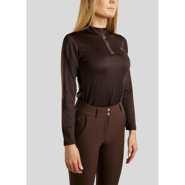 Polo Montar Briella lange mouwen kristal Roségoud Curve dames