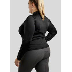 Polo Montar Briella lange mouwen kristal Roségoud Curve dames Zwart