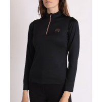 Polo Montar Everly kind lange mouwen roségoud Zwart