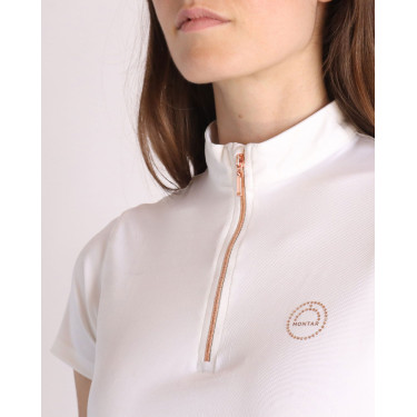 Polo Montar Everly Mon Tech dames korte mouwen roze goud Polo Montar Everly Mon Tech dames korte mouwen roze goud