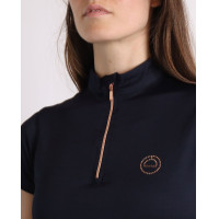 Polo Montar Everly Mon Tech dames korte mouwen roze goud Wit