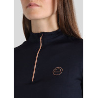 Polo Montar Everly Mon Tech dames lange mouwen roségoud Wit