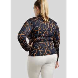 Polo Montar Haily Bridle lange mouwen Curve dames Marine Marineblauw