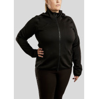 Ritsvest Montar met capuchon Liza dames Curve Zwart Ritsvest Montar met capuchon Liza dames Curve Zwart