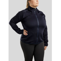 Ritsvest Montar met capuchon Liza dames Curve Marine Marineblauw