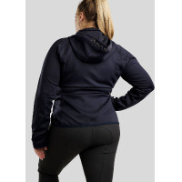 Ritsvest Montar met capuchon Liza dames Curve Marine Marineblauw