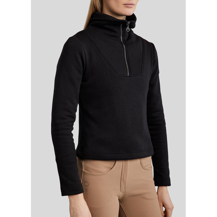 Sweatshirt Montar MoElla kwart rits dames