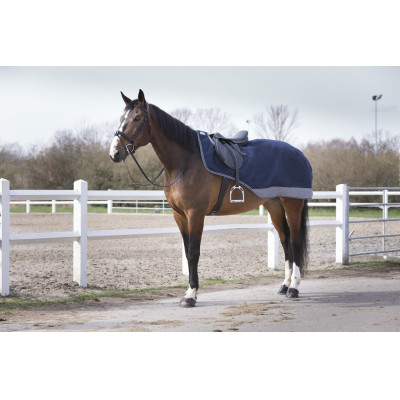 Couvre-reins Equi-Theme Tyrex 600 D Marine / gris