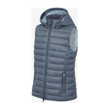 Mouwloze bodywarmer met capuchon LeMieux Milly Young Rider Petrol Blauw