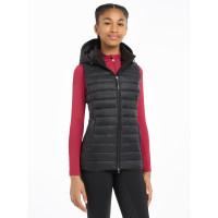 Mouwloze bodywarmer met capuchon LeMieux Milly Young Rider Zwart