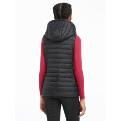 Mouwloze bodywarmer met capuchon LeMieux Milly Young Rider Zwart oud model