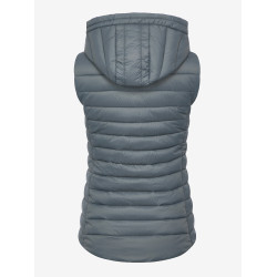 Mouwloze bodywarmer met capuchon LeMieux Tilly dames Petrol Blauw