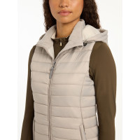 Mouwloze bodywarmer met capuchon LeMieux Tilly dames As Marineblauw