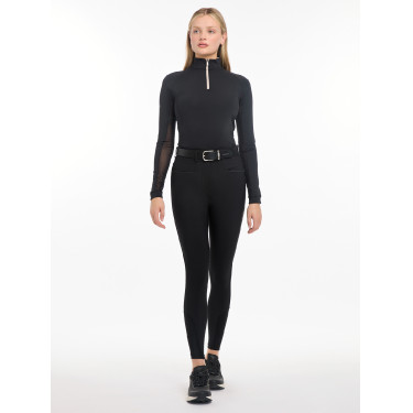 LeMieux kniestuk grip broek Isabelle dames Zwart LeMieux kniestuk grip broek Isabelle dames Zwart