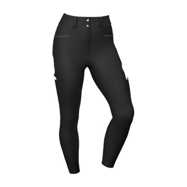 LeMieux kniestuk grip broek Isabelle dames Zwart
