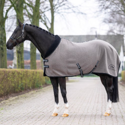 HV Polo Hyder fleece deken Kiezels Grijs