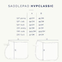 Tapis de selle HV Polo Classic GP Violet