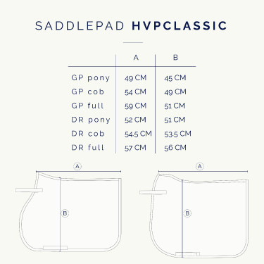 Zadeldek HV Polo Classic GP Zwart Zadeldek HV Polo Classic GP Zwart