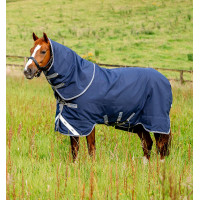 Horseware Rhino Plus Turnout 0g Deken Marine met ruitjes / indigo Marineblauw Horseware Rhino Plus Turnout 0g Deken Marine met ruitjes / indigo Marineblauw