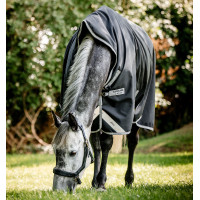 Horseware Amigo Bravo 12 Wug 0g deken Zwart / titaniumgrijs / zilver