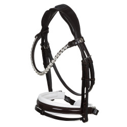 Bridon Ophelia van kalfsleer Acavallo Bruin / wit