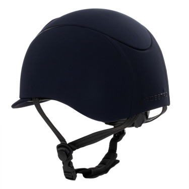 Meteor uniseks Equestro helm met reliëflogo Marine Marineblauw