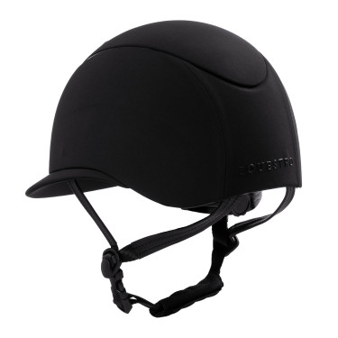 Dameshelm met brede klep en verhoogd Equestro-logo Dameshelm met brede klep en verhoogd Equestro-logo