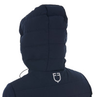 Donsjas met capuchon Equestro dames in technische mix Roze camée