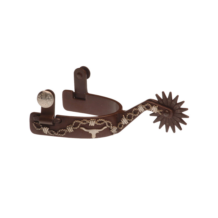 Sporen Pool's bruin model ketting/hoorn