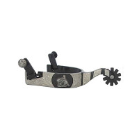Spoor Pool's zwart met metalen plaat model Reining Zwart