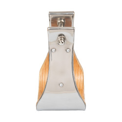 Étriers western en acier avec large marchepied Pool's