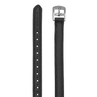 Beugelriemen Supreme Softy Buff nylon voering en gebogen roestvrijstalen gesp Zwart Beugelriemen Supreme Softy Buff nylon voering en gebogen roestvrijstalen gesp Zwart