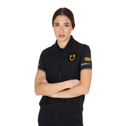 Slim fit damesgilet collectie Scuderia in technisch materiaal Equestro