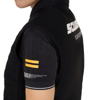 Slim fit damesgilet collectie Scuderia in technisch materiaal Equestro Zwart Slim fit damesgilet collectie Scuderia in technisch materiaal Equestro Zwart