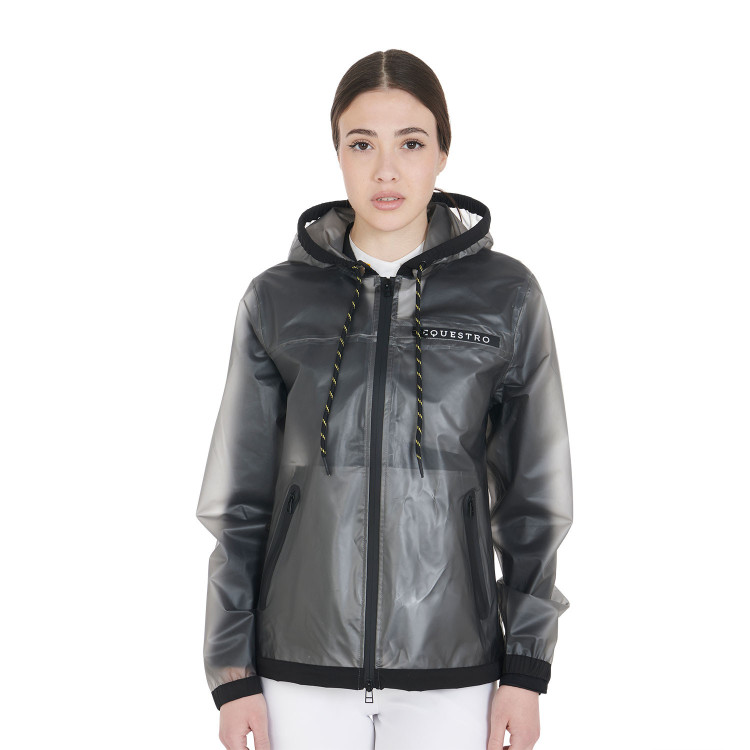 Technische transparante regenjas dames Equestro